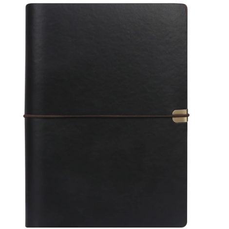 FYY Binder A5 aus PU-Leder, nachfüllbares 6-Ring Notizbuch für Schreiben, Planen und Reisen. Perfektes Geschenk für Männer und Frauen.