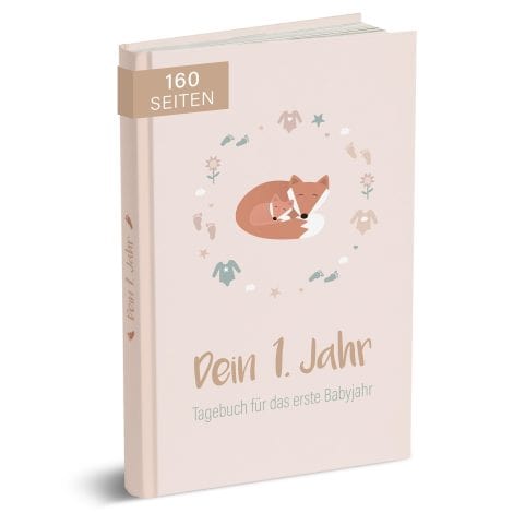 mintkind® Babyalbum “Dein erstes Lebensjahr” A5 Natur | Baby Fotoalbum zum Selbstgestalten | Baby Geschenk für Mädchen und Junge | Babybuch zum Eintragen | Baby Buch ab 0 Monate | Baby-Tagebuchmintkind® Babyalbum “Dein erstes Lebensjahr” – Natur, A5 Format zum Gestalten. Perfektes Geschenk für Mädchen und Jungen. 0+ Monate.