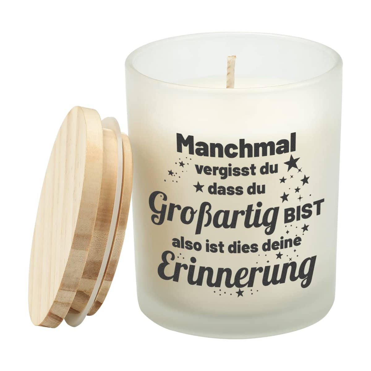 Funnli Geschenk für Frauen, Duftkerze im Frostglas Freundschaft Inspiration Geschenke für beste Freunde Mädchen Schwester Kollegen, Geburtstag Geschenke für Frauen