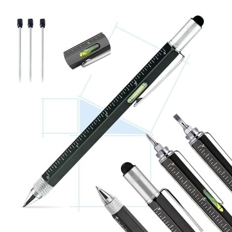 Pythagoras Intelligenter Stift – tolle Geschenke für Männer, Vater, Adventskalender, Multifunktions-Kugelschreiber, Büro-Gadgets