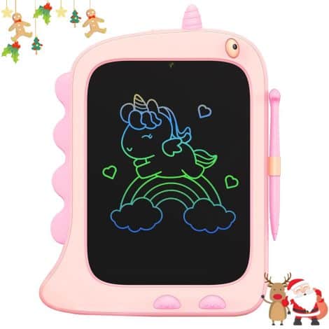 ORSEN LCD Schreibtafel Spielzeug für Mädchen und Jungen ab 3 Jahren, 8,5-Zoll-Bildschirm Maltafel, pinkes Einhorn-Geschenk.