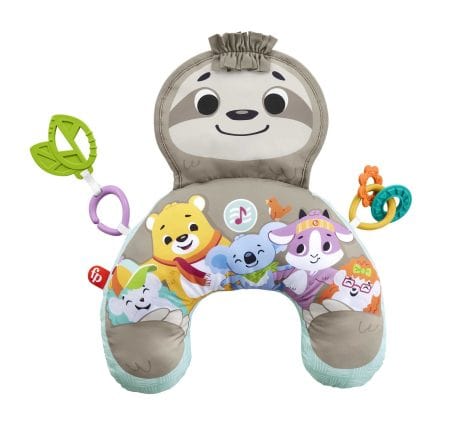 Fisher-Price Spielkissen für Babys in Bauchlage mit Vibration, Beißring, Musik – Perfektes Geschenk für Neugeborene.