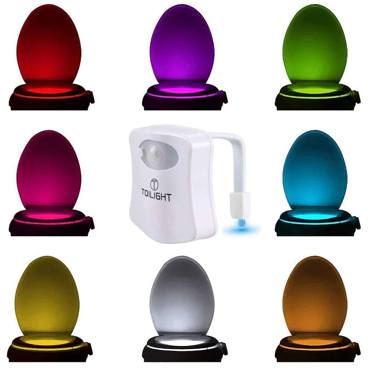 Das Original WC Licht. LED Coole Gadgets für Männer Geschenke für Mama Papa Herren Lustige Geschenkideen Weihnachten Frauen Ehemann Scherzartikel Männergeschenke Geschenk Mann Geburtstag