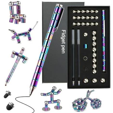 Magnetischer Fidget-Stift für stressfreies Schreiben und als cooles Geschenk für Jung und Alt.