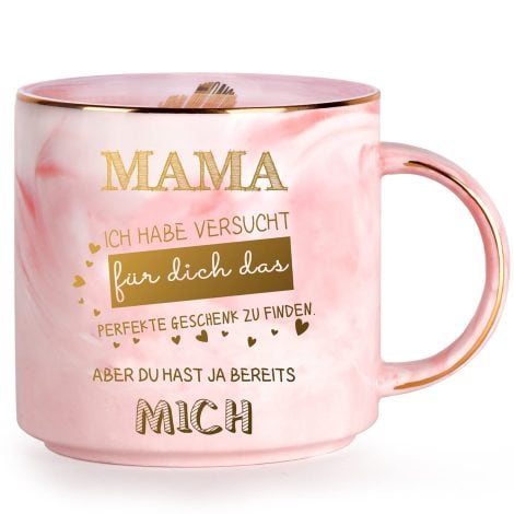 OEAGO lustige Mama-Tasse als perfektes Weihnachts- oder Muttertagsgeschenk von Tochter oder Sohn.