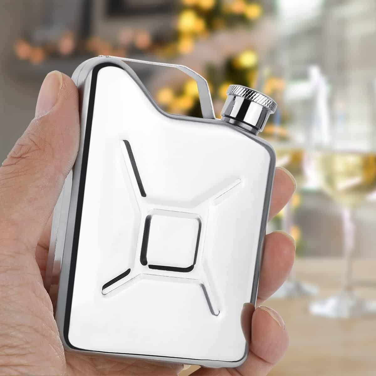 5oz Flachmann Edelstahl, Tragbare Auslaufsichere Männer Spiritus Flask Whisky Flasche für Alkohol Wein Alkohol für Geschenk