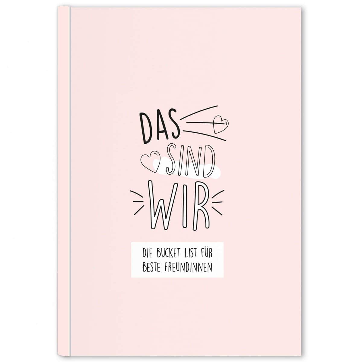 Cupcakes & Kisses® Bucket List Buch für Beste Freundinnen Geschenke für die BFF Geschenk Best Friends I Geschenkidee