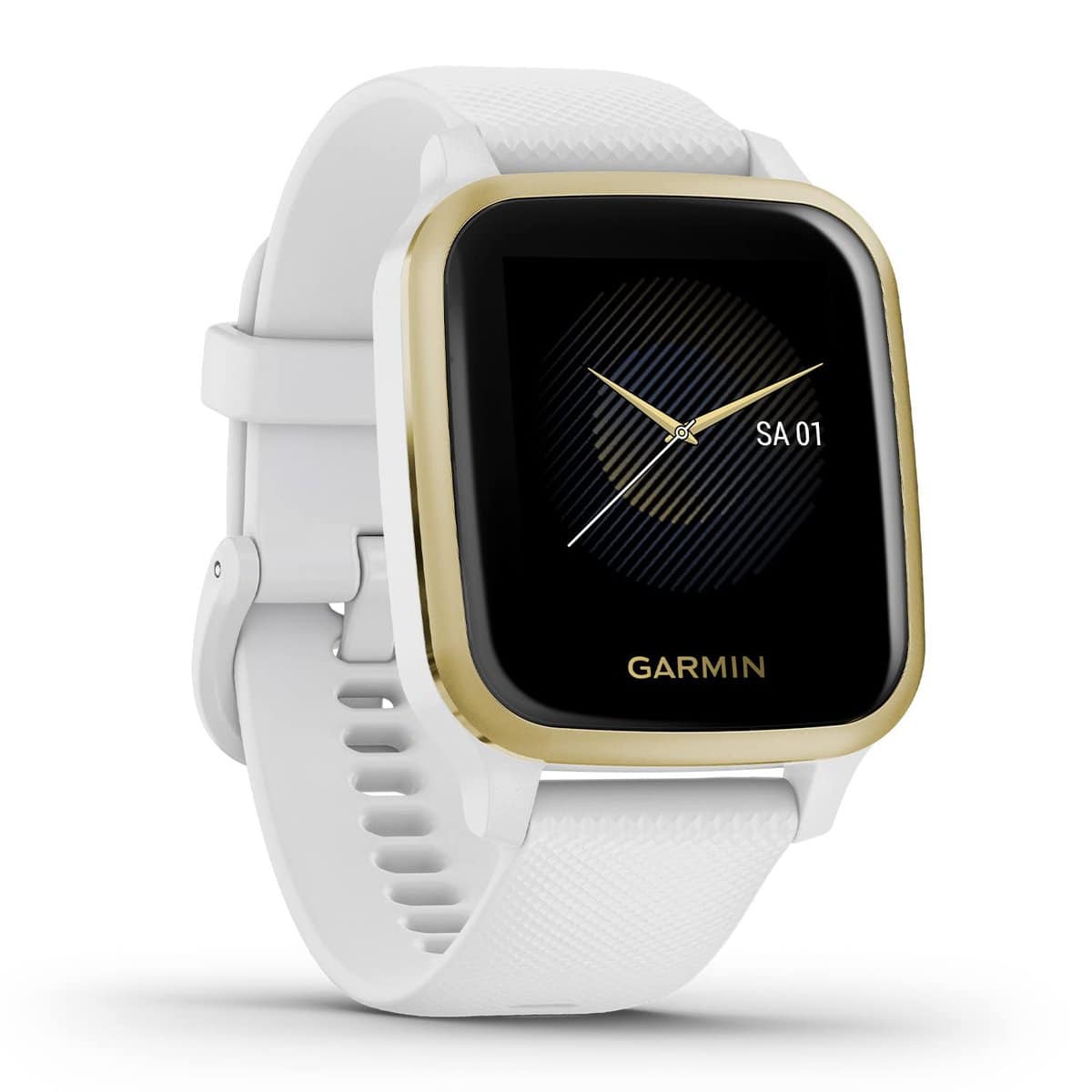 Garmin Venu Sq – wasserdichte GPS-Fitness-Smartwatch mit 1,3" Touchdisplay, Gesundheitstracker & Sport-Apps, Herzfrequenzmessung, Schlafanalyse, 6 Tage Akkulaufzeit, kontaktloses Bezahlen