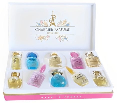 Charrier Parfums “Collection Precieuse” – 10 Miniaturparfums à 58,8 ml insgesamt.