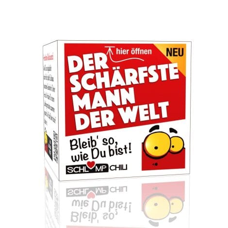 Schlump-Chili – Das ultimative scharfe Männer-Geschenkset für Geburtstag, Herrentag, Weihnachten, Ostern, Valentinstag.