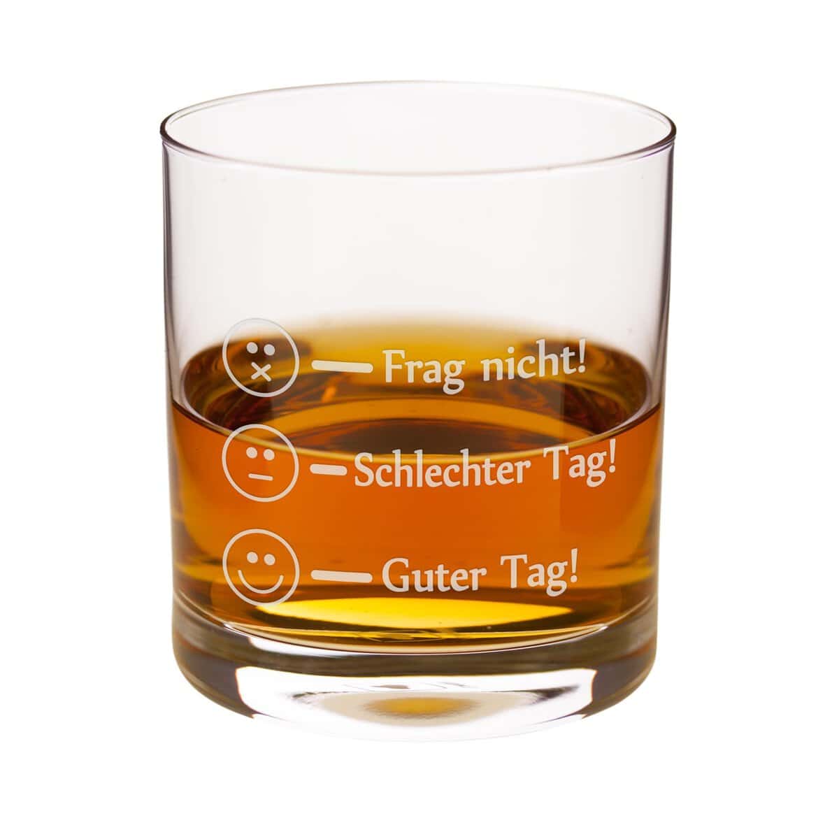 Leonardo Whiskyglas mit Gravur I Smileys I Spülmaschinenfest I 310ml Tumbler I Personalisierte Whiskey Geschenke für Männer I Whisky Zubehör