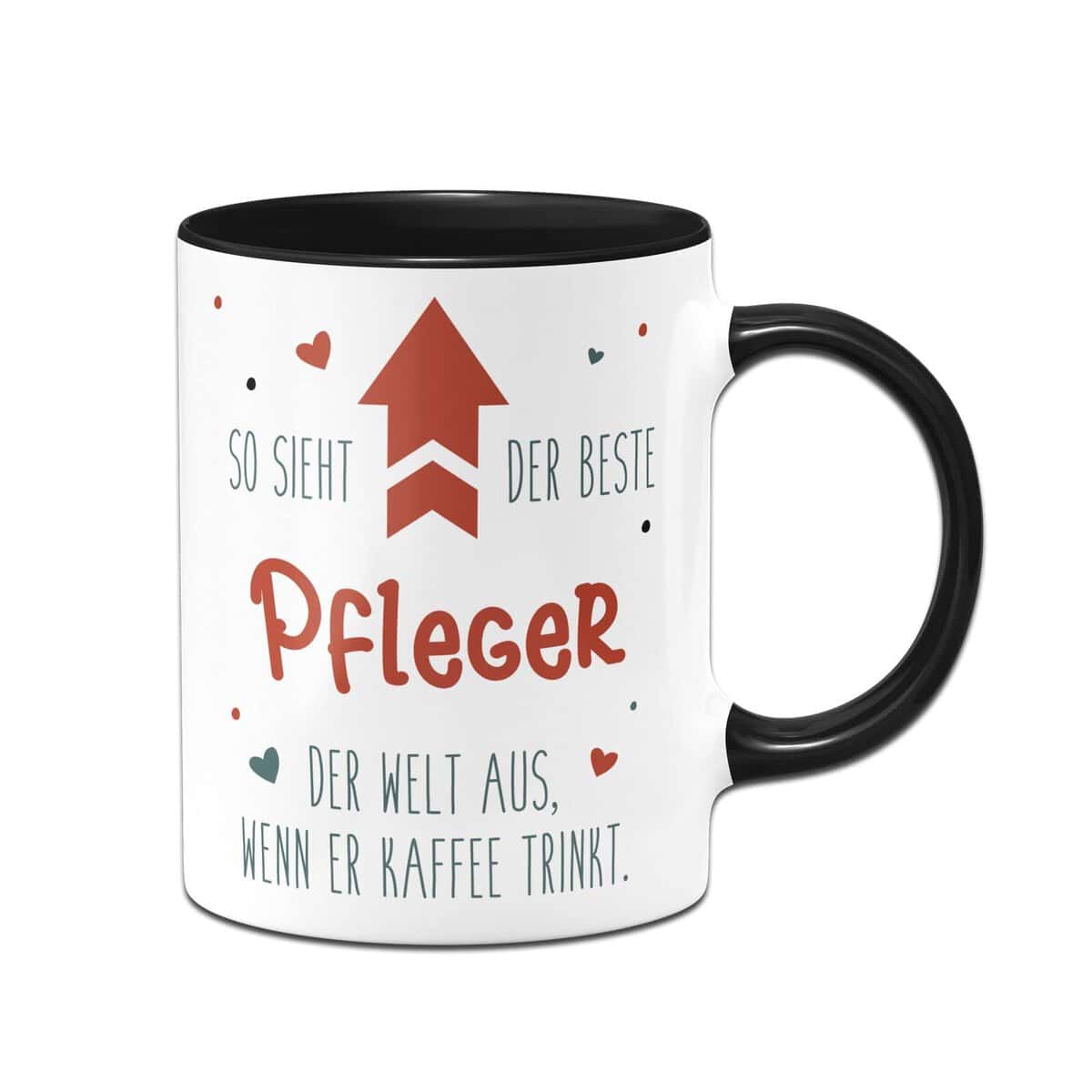 Tassenbrennerei Tasse mit Spruch - So sieht der beste Pfleger der Welt aus, wenn er Kaffee trinkt - Kaffeetasse lustig als Geschenk für Kollegen, Kollegin (Pfleger)