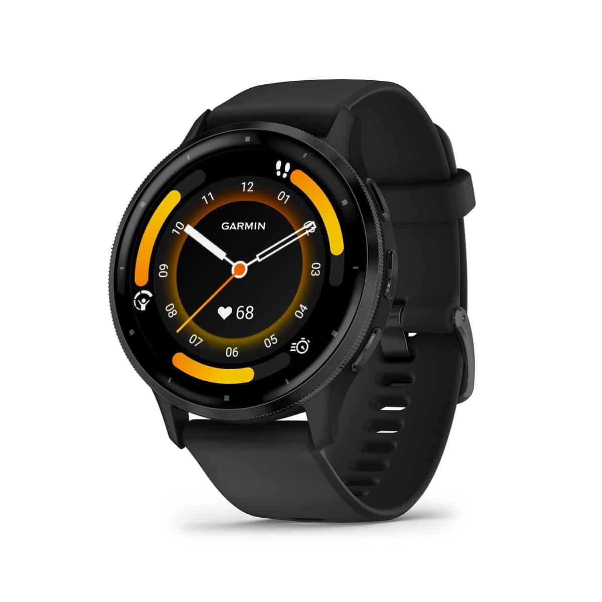 Garmin Venu 3 – GPS-Fitness-Smartwatch mit Bluetooth Telefonie und Sprachassistenz, Ultrascharfes 1,3 Zoll/ 1,1 Zoll AMOLED-Touchdisplay, Fitnessfunktionen, Garmin Music, Garmin Pay und Rollstuhlmodus