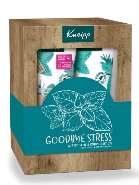 Kneipp Stresslöser Dusche & Lotion – Beruhigende Kombination mit wertvollen Ölen, für pure Entspannung. (10 words)