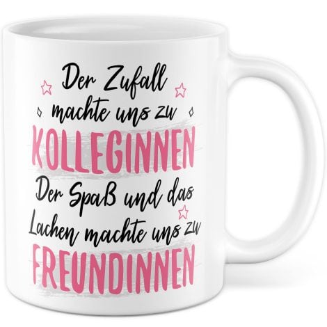 Kollegin Kaffeetasse: Für Arbeitskolleginnen und Freundinnen, als Geschenk zum Geburtstag oder Abschied geeignet.