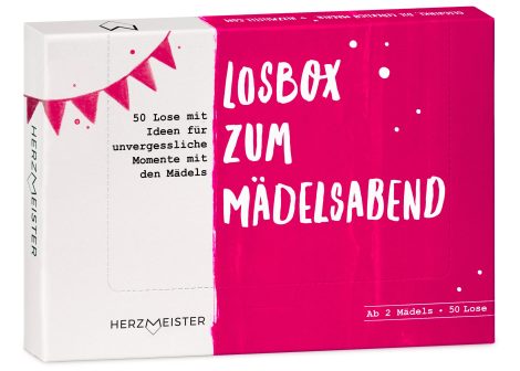 Mädelsabend-Überraschungsbox mit 50 Ideen für Spiel, Spaß & unvergessliche Momente – Perfektes Geschenk für Frauen, Mädchen & beste Freundinnen.