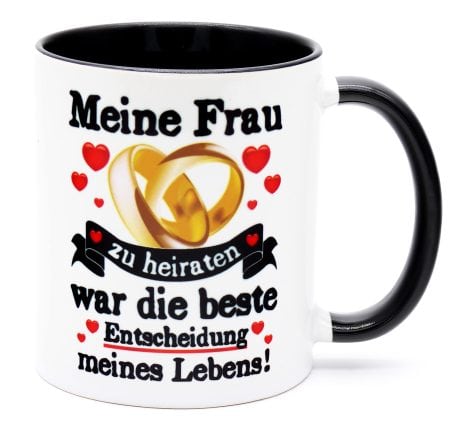 Ehefrau-Kaffeetasse: Perfektes Geschenk zum Jahrestag, Valentinstag, Geburtstag und Hochzeitstag für Ihre Traumfrau, die Sie lieben!