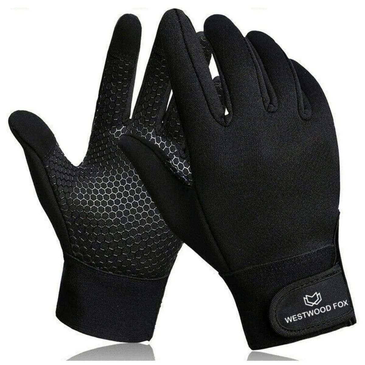 WESTWOOD FOX WFX Thermo-Handschuhe, Winter-Fahrradhandschuhe, Thinsulate-Touchscreen, leicht wasserdicht, rutschfest, winddicht, Herren-Handschuhe, Geschenke für Männer und Frauen