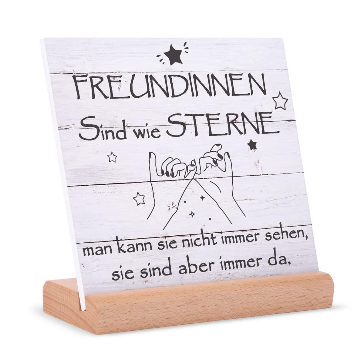 Juratar Beste Freundin Geschenke, Holzschilder Heimat Dekoration Weihnachten Geschenke für Freundin, Geschenk Freundin Geburtstag, Geschenke für Frauen Schwester Freundinne