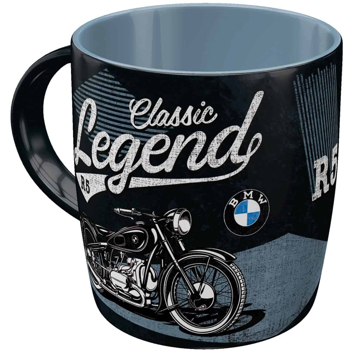 Nostalgic-Art Retro Kaffee-Becher, 330 ml, BMW – Classic Legend – Geschenk-Idee für Biker, Keramik-Tasse, Vintage Design