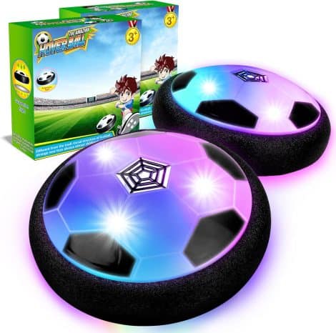 Fußball für Kinder (3-7 Jahre), Indoor Spielzeug mit LED-Licht, perfektes Weihnachtsgeschenk für Jungen (3-7 Jahre), Hover Ball.