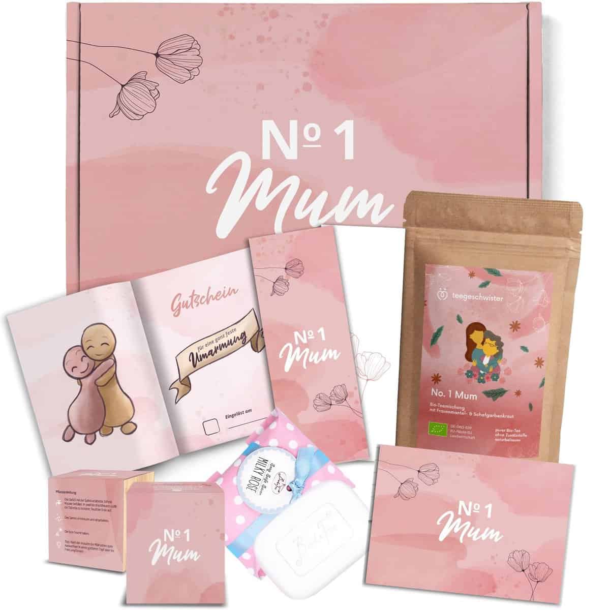 Mama Geschenk-Box | Liebevolles Geschenk für Mama | perfekt als Geburtstagsgeschenk zu Weihnachten oder Muttertag | Mit Liebe von Hand verpackt in DE