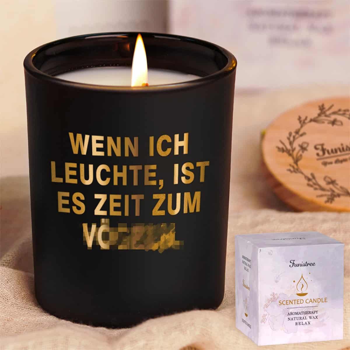 Weihnachtsgeschenke Duftkerze Ich Liebe Dich Geschenke für Männer, Weihnachten Duftkerzen im Glas Geburtstagsgeschenk für Freund Ihn Ehemann, Weihnachtskerzen Kerze Jahrestag Christmas Candles