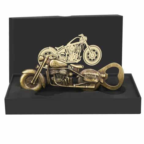 Motorrad Geschenke für Männer: Bierflaschenöffner in Motorradform, ideal als Vatertag, Geburtstagsgeschenk für ihn, Ehemann, Vater, Opa, Freund.