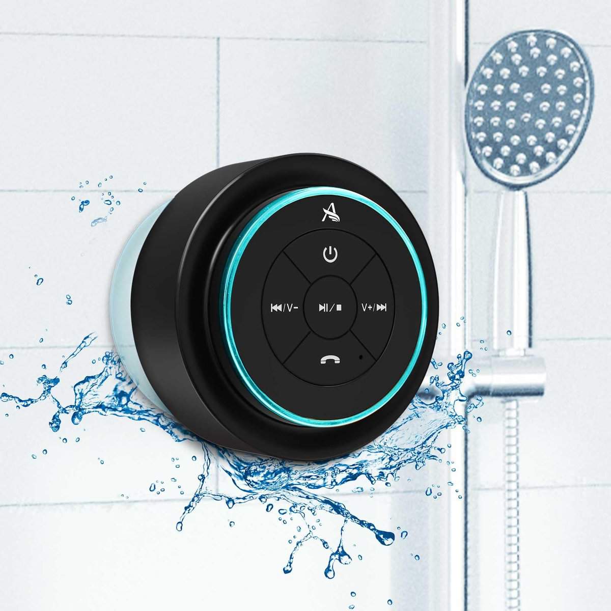 Xleader, Aufgewertet, Dusche Lautsprecher, Zertifizierter IPX7 wasserdichter Bluetooth Wireless Lautsprecher, Elektronik Geschenke für Mädchen Jungen Männer Frauen Kinder