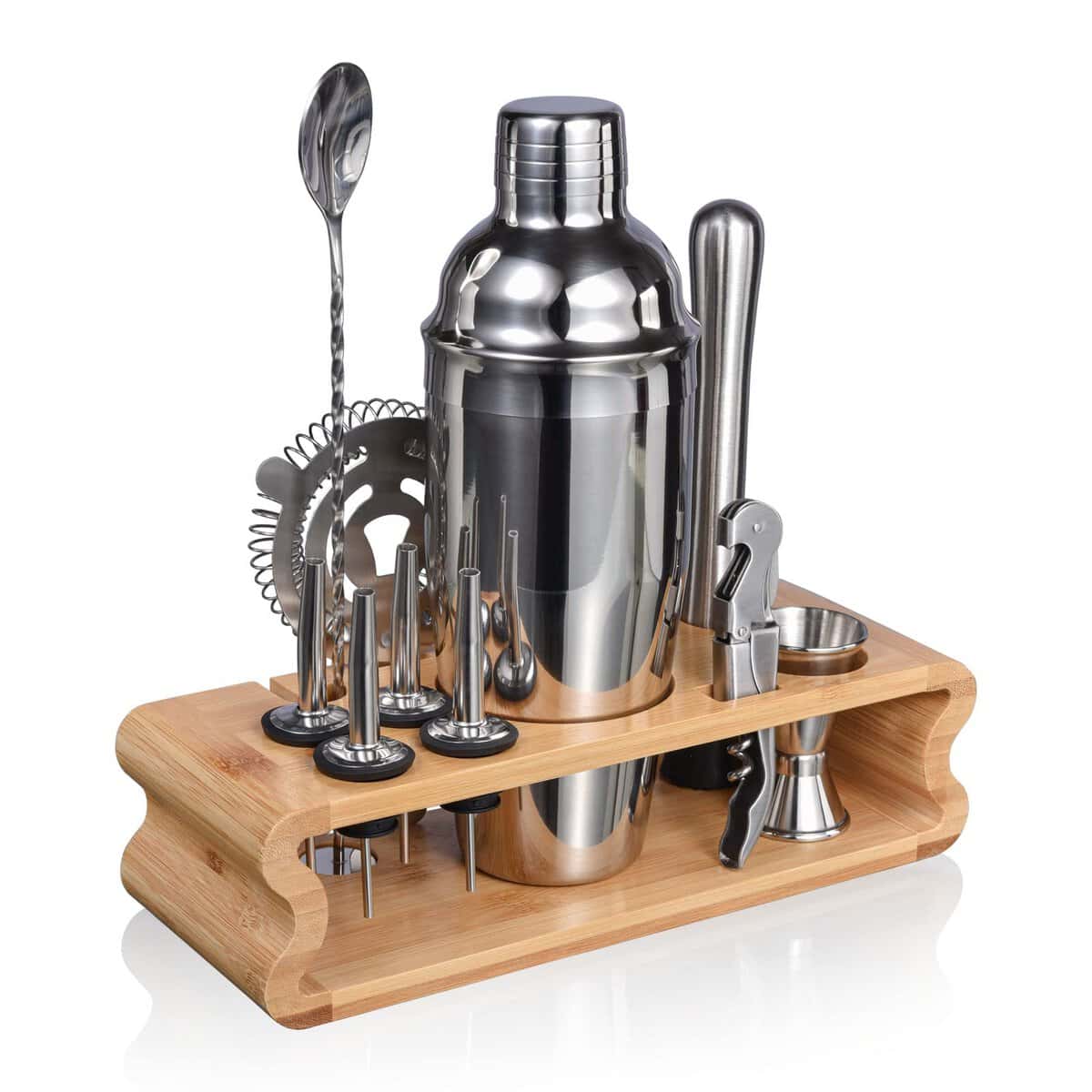 Cocktail Shaker Set,Esmula 750ML 12 Teiliges Edelstahl Barkeeper Kit Geschenk für Männer, Frauen, Freunde, Home Stylish Bar Tool Set mit Cocktail Rezeptheft