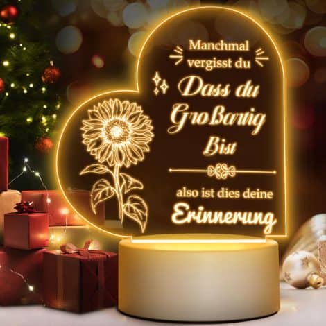 Winzwon LED Nachtlicht: Perfekte Geschenkidee für Frauen zu Weihnachten, Geburtstag, Valentinstag, Jahrestag oder Hochzeit.