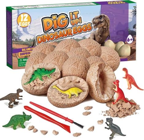 Dino Grabungsspielzeug für Jungen ab 4 Jahren, perfektes Geschenk zu Ostern für Kinder 4-9 Jahre.