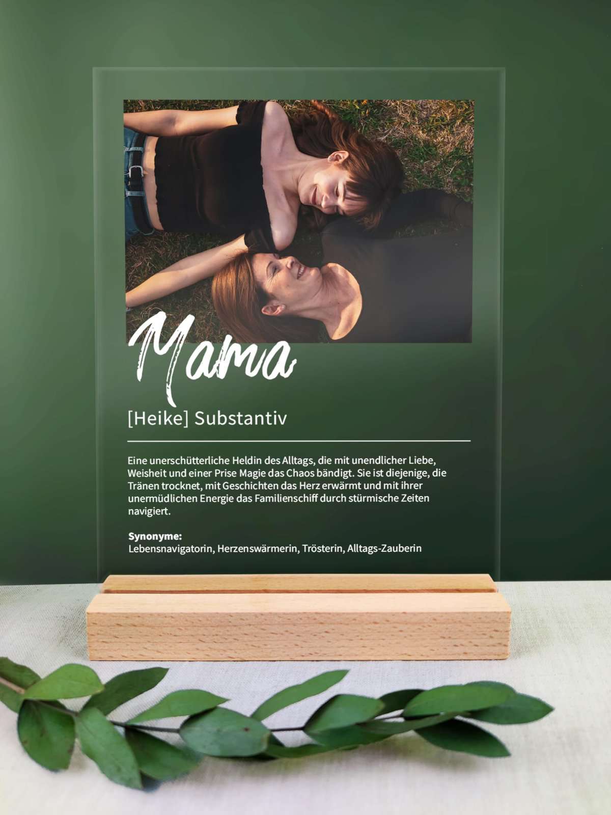 Mama Geschenk personalisiert - Acryl Foto Geschenk: Definition wie im Duden - Geschenke für Mama, Geschenk für mama, Geschenk Mama, Weihnachtsgeschenk Mama, Weihnachtsgeschenke für Mama, Sternenkind