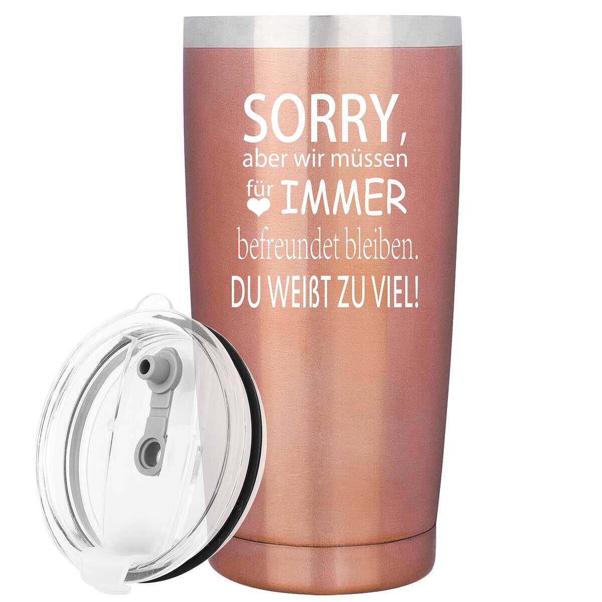 Merclix Geschenk Freundin 20oz Travel Mug Lustig Geschenke für Freundin Weihnachten Geschenk Beste Freundin Geschenk für Freundin Geburtstag Freundin Geschenk Geburtstagsgeschenk für Freundin