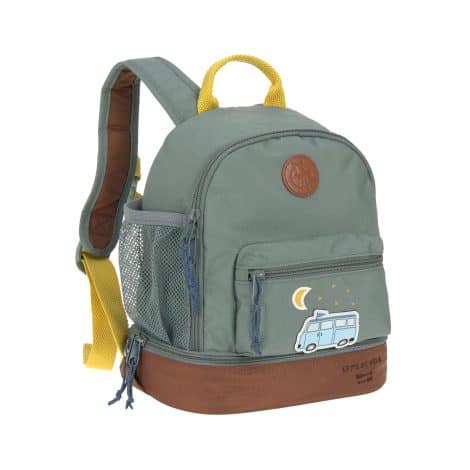 LÄSSIG Mini-Rucksack Adventure Bus mit Brustgurt für Kindergarten – 27 cm – 6 Liter Fassungsvermögen