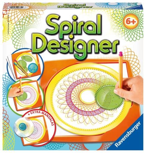 Ravensburger Spiral-Designer: Kreatives Set zum Zeichnen lernen von farbenfrohen Spiralbildern und Mandalas für Kinder ab 6 Jahren.