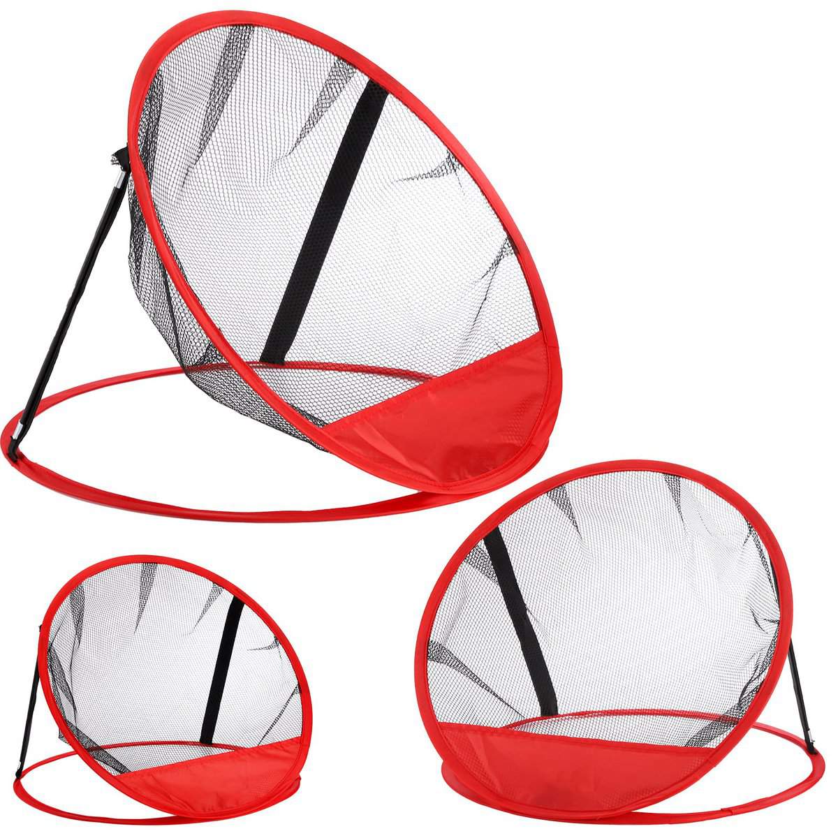 Jucoan 3 Stück Golf-Chipping Net, 3 Größen Pop Up Golf Target Übungsnetz für Innen- und Außenbereich, tolles Geschenk für Männer, Ehemann, Kinder, Golfer