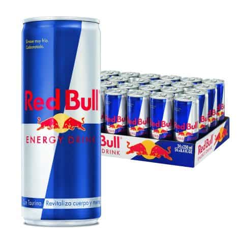 Red Bull Energy Drink – 24 Dosen in einem Paket, Einweg, 24 x 250 ml.